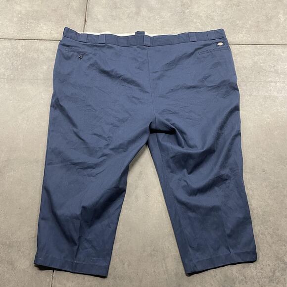 Dickies Pants Mens 60x32 Navy Blue 874 Original Work Twill Workwear Flat Front - Picture 6 of 7